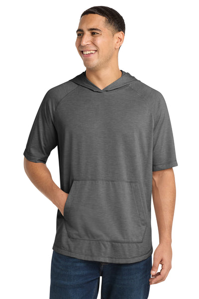 Custom Personalized Sport-Tek  ®  PosiCharge  ®  Tri-Blend Wicking Short Sleeve Hoodie. ST404