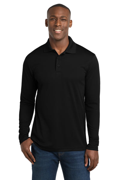 Custom Personalized Sport-Tek  ®  PosiCharge  ®  RacerMesh  ®  Long Sleeve Polo. ST640LS