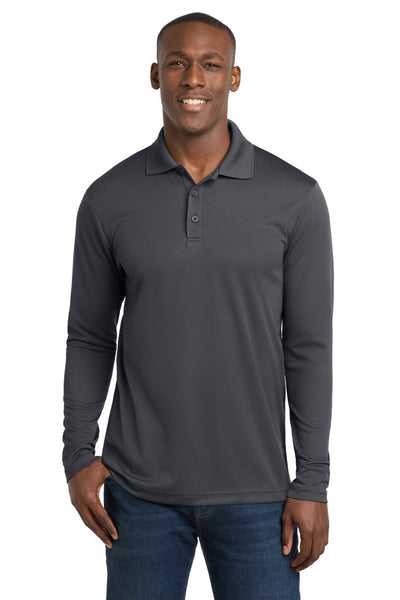 Custom Personalized Sport-Tek  ®  PosiCharge  ®  RacerMesh  ®  Long Sleeve Polo. ST640LS