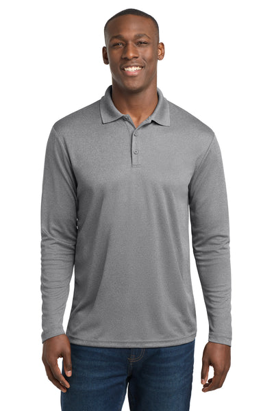 Custom Personalized Sport-Tek  ®  PosiCharge  ®  RacerMesh  ®  Long Sleeve Polo. ST640LS