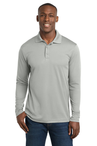 Custom Personalized Sport-Tek  ®  PosiCharge  ®  RacerMesh  ®  Long Sleeve Polo. ST640LS