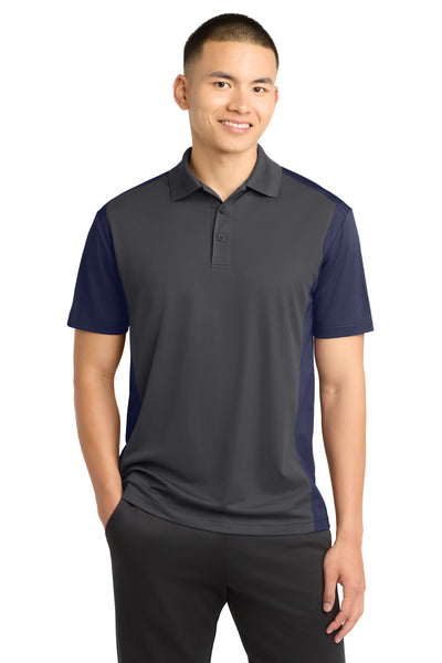 Custom Personalized Sport-Tek ®  Colorblock Micropique Sport-Wick ®  Polo. ST652