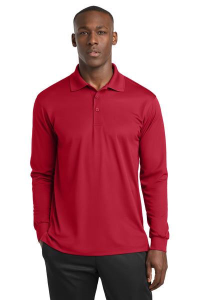 Custom Personalized Sport-Tek ®  Long Sleeve Micropique Sport-Wick ®  Polo. ST657