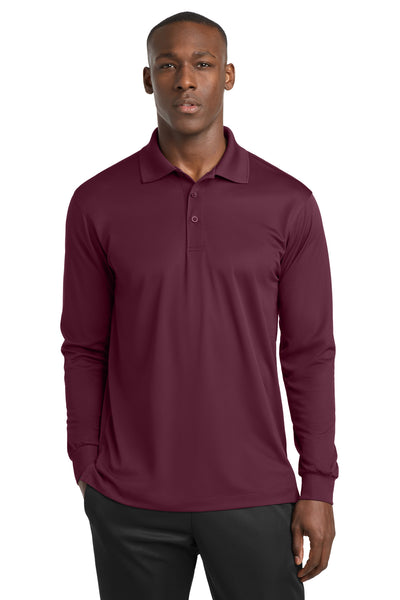 Custom Personalized Sport-Tek ®  Long Sleeve Micropique Sport-Wick ®  Polo. ST657