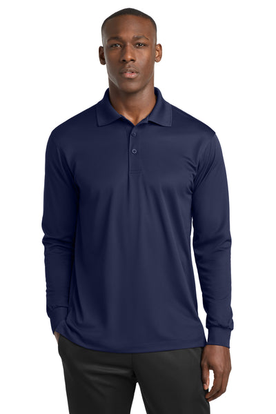 Custom Personalized Sport-Tek ®  Long Sleeve Micropique Sport-Wick ®  Polo. ST657