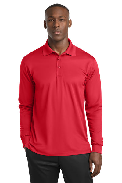 Custom Personalized Sport-Tek ®  Long Sleeve Micropique Sport-Wick ®  Polo. ST657