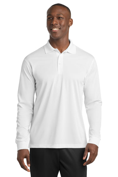 Custom Personalized Sport-Tek ®  Long Sleeve Micropique Sport-Wick ®  Polo. ST657