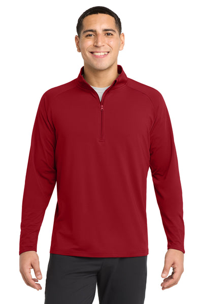 Custom Personalized Sport-Tek ®  Sport-Wick ®  Stretch 1/4-Zip Pullover. ST850