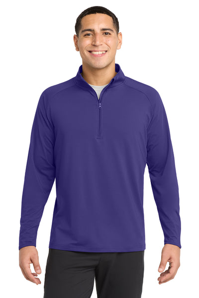Custom Personalized Sport-Tek ®  Sport-Wick ®  Stretch 1/4-Zip Pullover. ST850