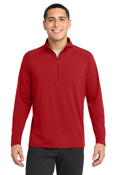 Custom Personalized Sport-Tek ®  Sport-Wick ®  Stretch 1/4-Zip Pullover. ST850