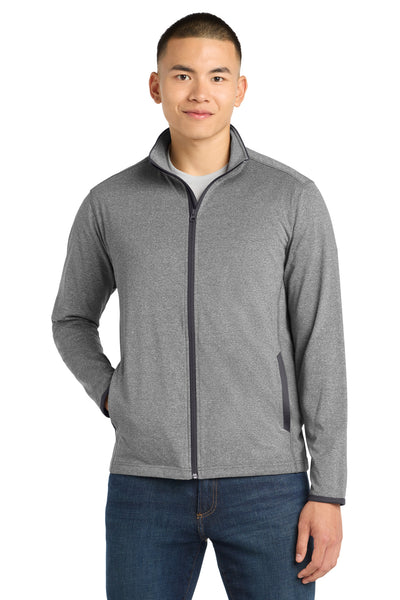 Custom Personalized Sport-Tek ®  Sport-Wick ®  Stretch Contrast Full-Zip Jacket.  ST853