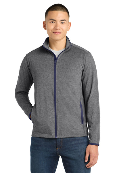 Custom Personalized Sport-Tek ®  Sport-Wick ®  Stretch Contrast Full-Zip Jacket.  ST853