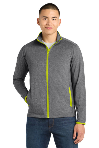 Custom Personalized Sport-Tek ®  Sport-Wick ®  Stretch Contrast Full-Zip Jacket.  ST853