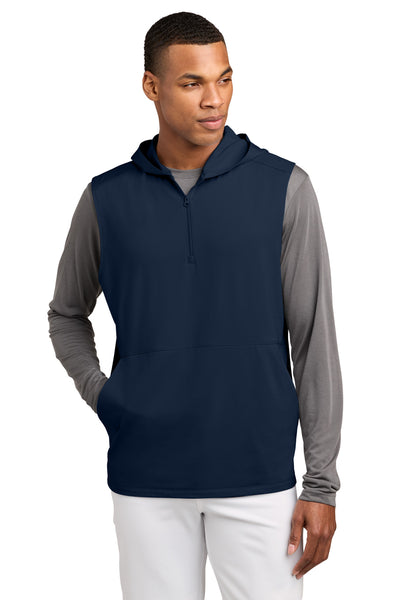 Custom Personalized Sport-Tek ®  Sport-Wick ®  Stretch Sleeveless Hooded 1/4-Zip ST858