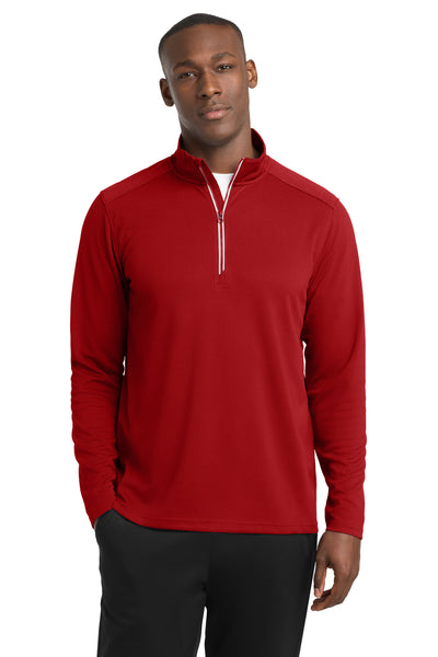 Custom Personalized Sport-Tek ®  Sport-Wick ®  Textured 1/4-Zip Pullover.  ST860