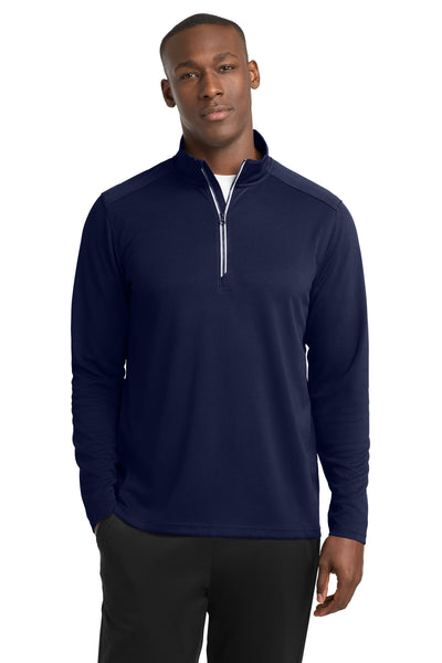 Custom Personalized Sport-Tek ®  Sport-Wick ®  Textured 1/4-Zip Pullover.  ST860