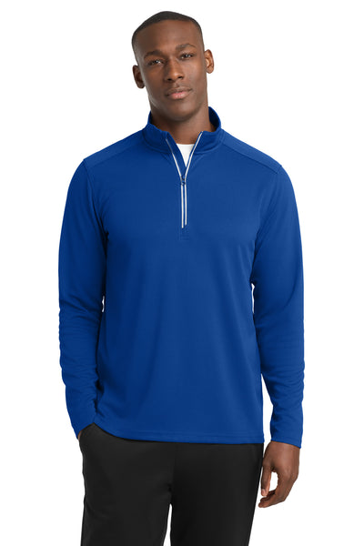 Custom Personalized Sport-Tek ®  Sport-Wick ®  Textured 1/4-Zip Pullover.  ST860