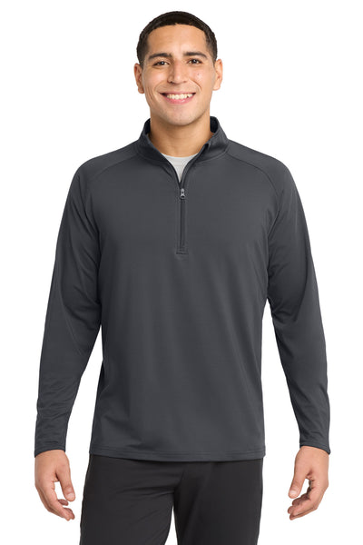 Custom Personalized Sport-Tek ®  Tall Sport-Wick ®  Stretch 1/4-Zip Pullover. TST850