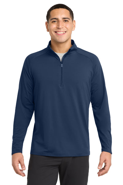 Custom Personalized Sport-Tek ®  Tall Sport-Wick ®  Stretch 1/4-Zip Pullover. TST850