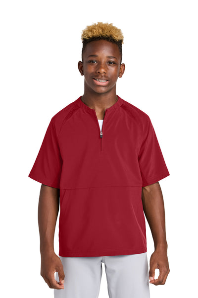 Custom Personalized Sport-Tek ®  Youth Repeat 1/2-Zip Short Sleeve Jacket YJST489