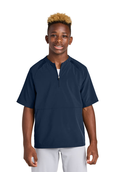 Custom Personalized Sport-Tek ®  Youth Repeat 1/2-Zip Short Sleeve Jacket YJST489
