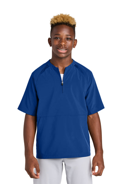 Custom Personalized Sport-Tek ®  Youth Repeat 1/2-Zip Short Sleeve Jacket YJST489