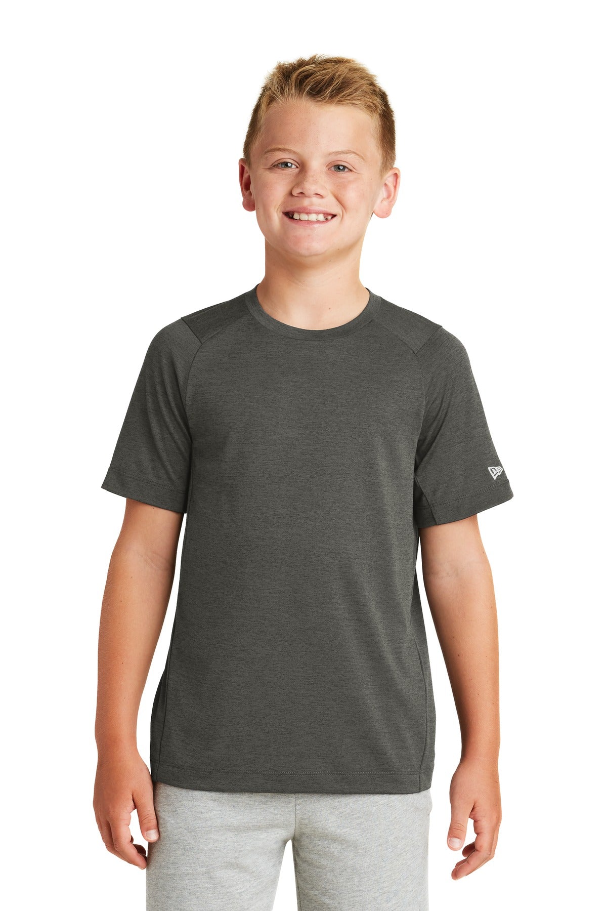 Custom New Era  Youth Series Performance Crew Tee. YNEA200