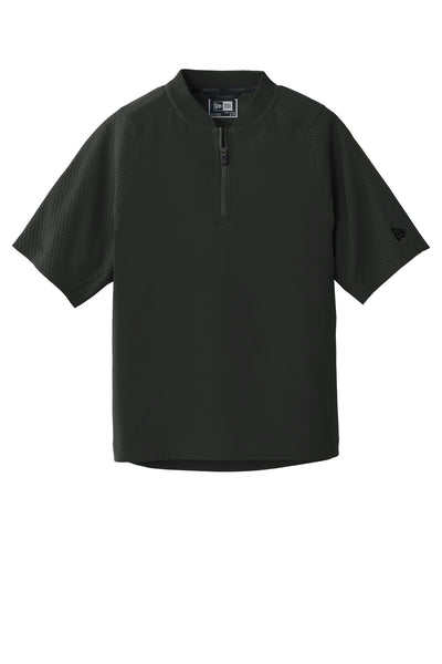 Custom New Era  Youth Cage Short Sleeve 1/4-Zip Jacket. YNEA600