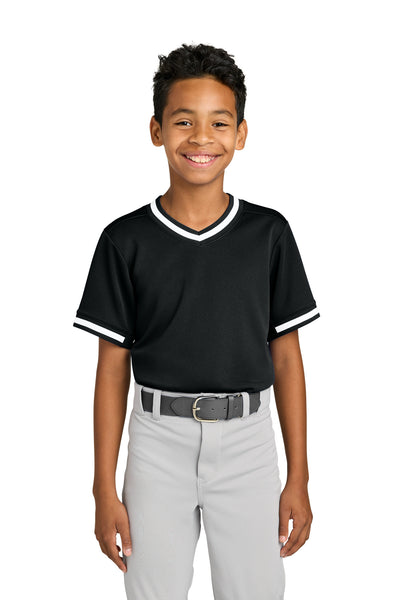 Custom Personalized Sport-Tek ®  Youth Tough Mesh V-Neck Baseball Jersey YST221