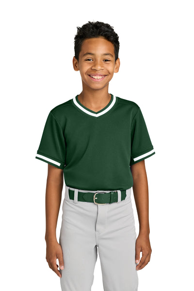 Custom Personalized Sport-Tek ®  Youth Tough Mesh V-Neck Baseball Jersey YST221