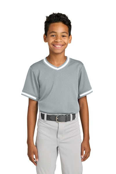 Custom Personalized Sport-Tek ®  Youth Tough Mesh V-Neck Baseball Jersey YST221