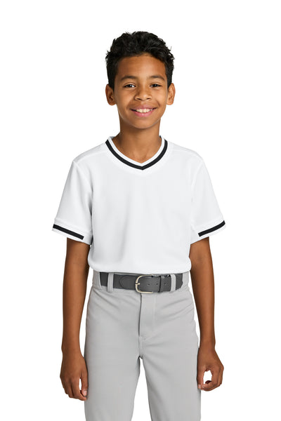 Custom Personalized Sport-Tek ®  Youth Tough Mesh V-Neck Baseball Jersey YST221