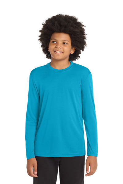 Custom Personalized Sport-Tek ®  Youth Long Sleeve PosiCharge ®  Competitor Tee. YST350LS