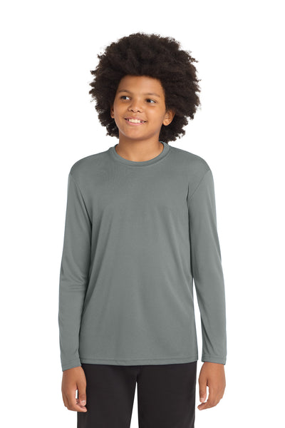 Custom Personalized Sport-Tek ®  Youth Long Sleeve PosiCharge ®  Competitor Tee. YST350LS