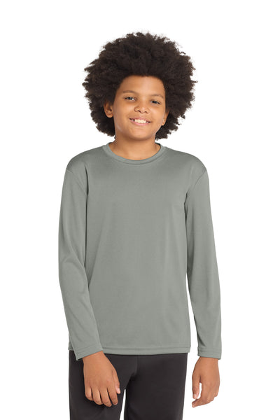 Custom Personalized Sport-Tek ®  Youth Long Sleeve PosiCharge ®  Competitor Tee. YST350LS