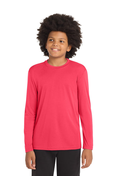 Custom Personalized Sport-Tek ®  Youth Long Sleeve PosiCharge ®  Competitor Tee. YST350LS