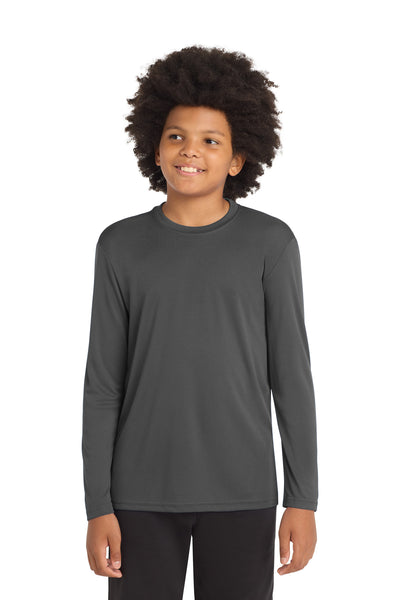 Custom Personalized Sport-Tek ®  Youth Long Sleeve PosiCharge ®  Competitor Tee. YST350LS