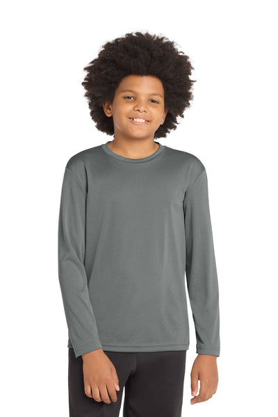 Custom Personalized Sport-Tek ®  Youth Long Sleeve PosiCharge ®  Competitor Tee. YST350LS