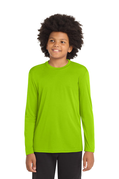 Custom Personalized Sport-Tek ®  Youth Long Sleeve PosiCharge ®  Competitor Tee. YST350LS