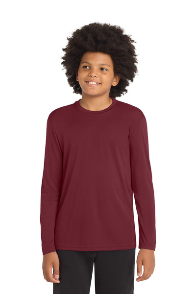 Custom Personalized Sport-Tek ®  Youth Long Sleeve PosiCharge ®  Competitor Tee. YST350LS