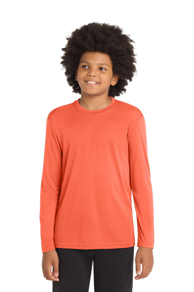 Custom Personalized Sport-Tek ®  Youth Long Sleeve PosiCharge ®  Competitor Tee. YST350LS