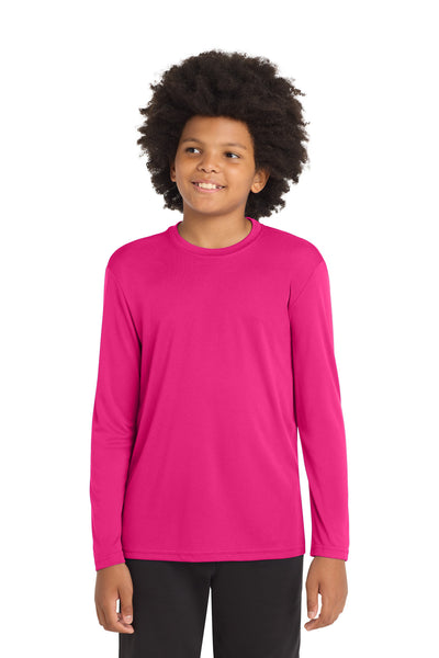 Custom Personalized Sport-Tek ®  Youth Long Sleeve PosiCharge ®  Competitor Tee. YST350LS