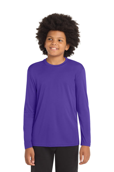 Custom Personalized Sport-Tek ®  Youth Long Sleeve PosiCharge ®  Competitor Tee. YST350LS