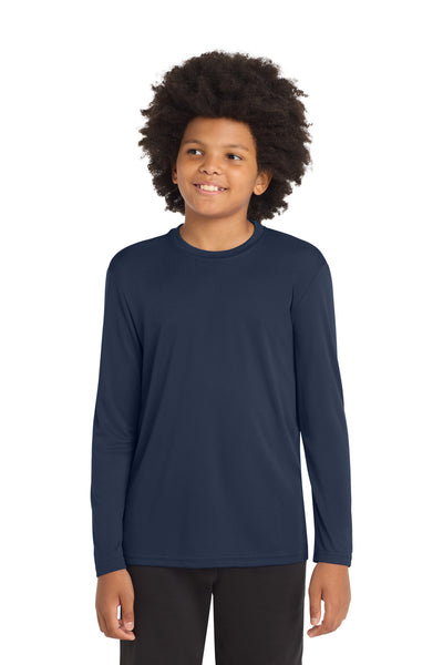 Custom Personalized Sport-Tek ®  Youth Long Sleeve PosiCharge ®  Competitor Tee. YST350LS