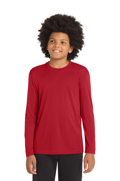 Custom Personalized Sport-Tek ®  Youth Long Sleeve PosiCharge ®  Competitor Tee. YST350LS
