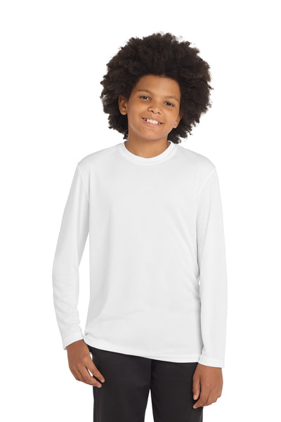 Custom Personalized Sport-Tek ®  Youth Long Sleeve PosiCharge ®  Competitor Tee. YST350LS