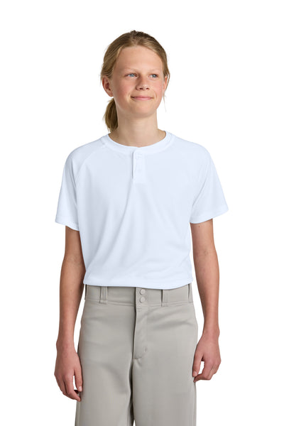 Custom Personalized Sport-Tek ®  Youth PosiCharge ®  Competitor   2-Button Henley YST359
