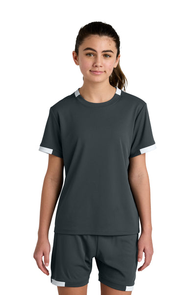 Custom Personalized Sport-Tek ®  Youth Club Short Sleeve Crew YST440