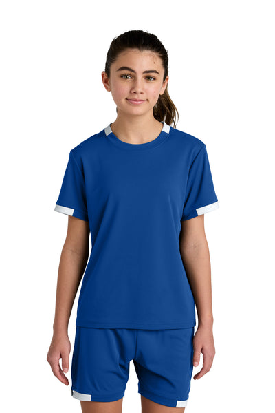 Custom Personalized Sport-Tek ®  Youth Club Short Sleeve Crew YST440