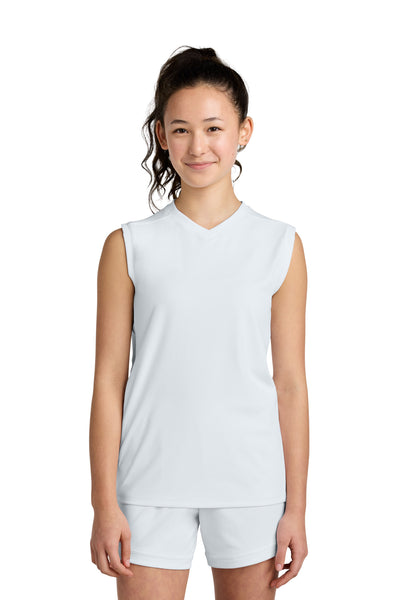 Custom Personalized Sport-Tek ®  Youth Club Sleeveless V-Neck YST441
